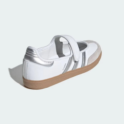 Adidas Samba Jane Silver Metallic sneaker - side profile