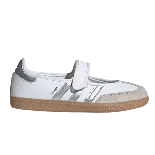Adidas Samba Jane Silver Metallic sneaker - front view
