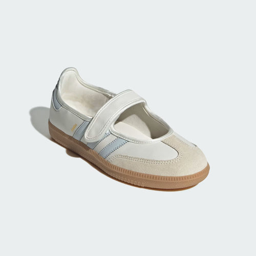 Adidas Samba Jane White Gum Halo Blue sneaker - side profile