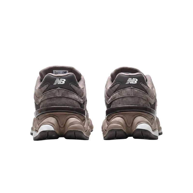 New Balance 9060 Brown Ice sneaker - heel view