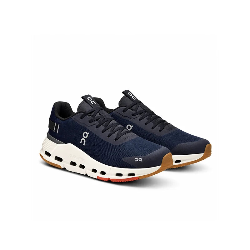 On Running Cloudnova Form 2 Black Ivory | Platform Sneakers - Men's