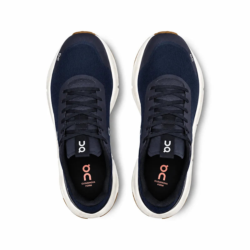 On Running Cloudnova Form 2 Black Ivory | Platform Sneakers - Men's